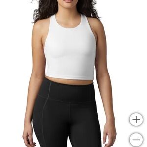 GapFit Women's Active Tank Bra - white